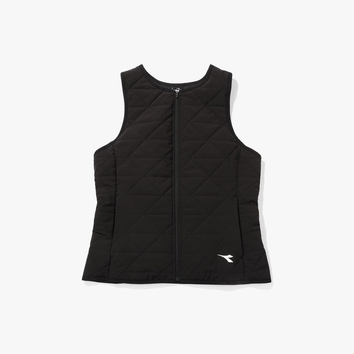 디아도라(diadora) 테크니컬 경량패딩 베스트 우먼 BLACK