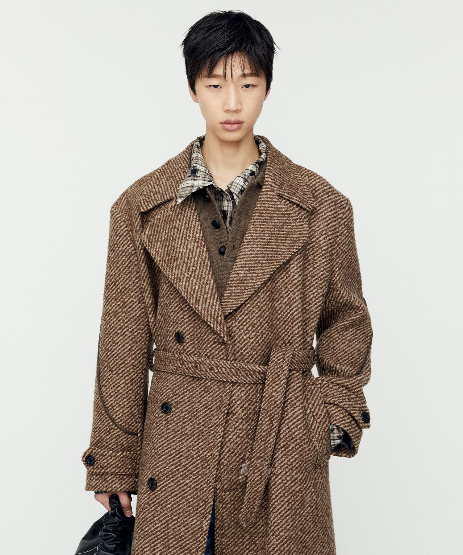 送料無料 百貨店 MUSINSA | Twill Big Breasted Double Robbie BELL ANDERSSON ジャケット・アウター