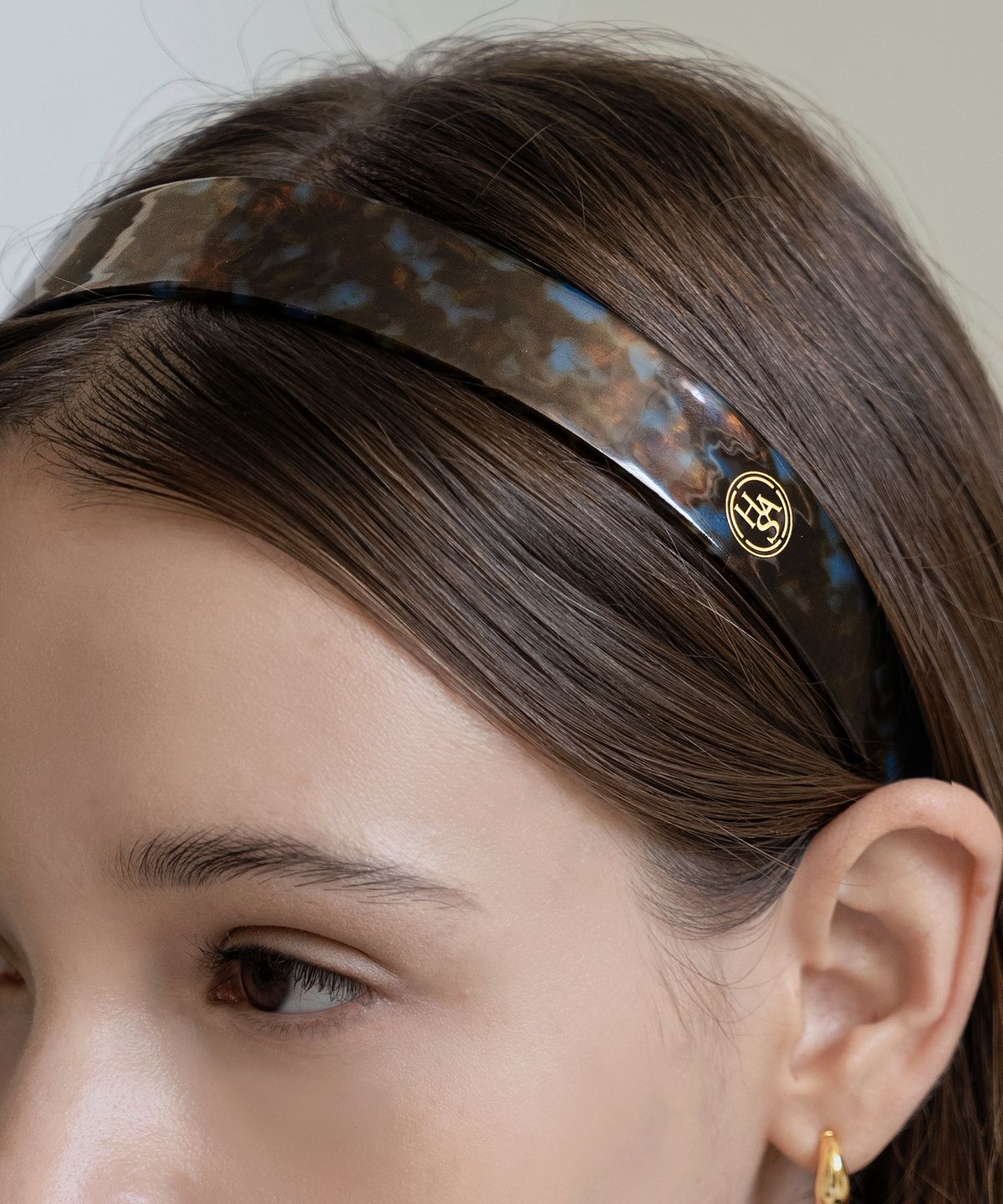하스(HAS) HDM003 Classic wide celluloid Hairband