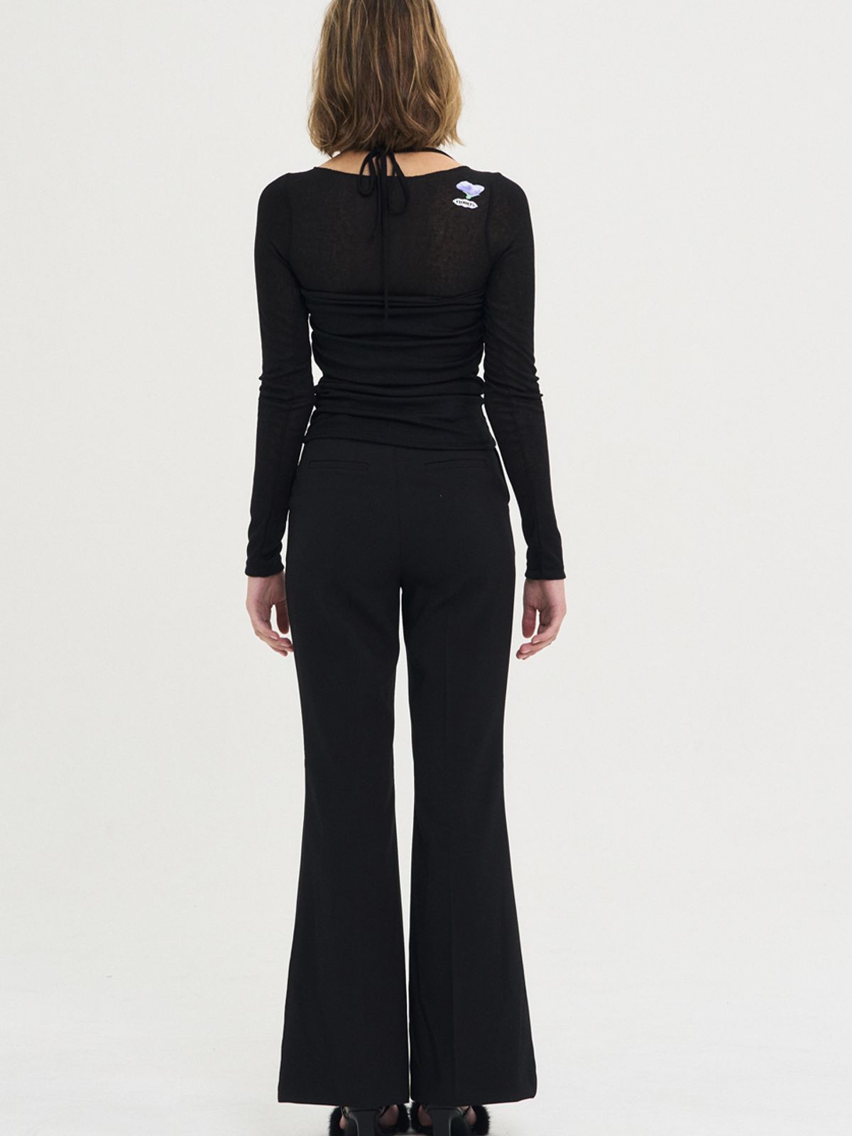 쏘리, 투 머치 러브(SORRY, TOO MUCH LOVE) My All-time Semi Boots Cut Pants_Black