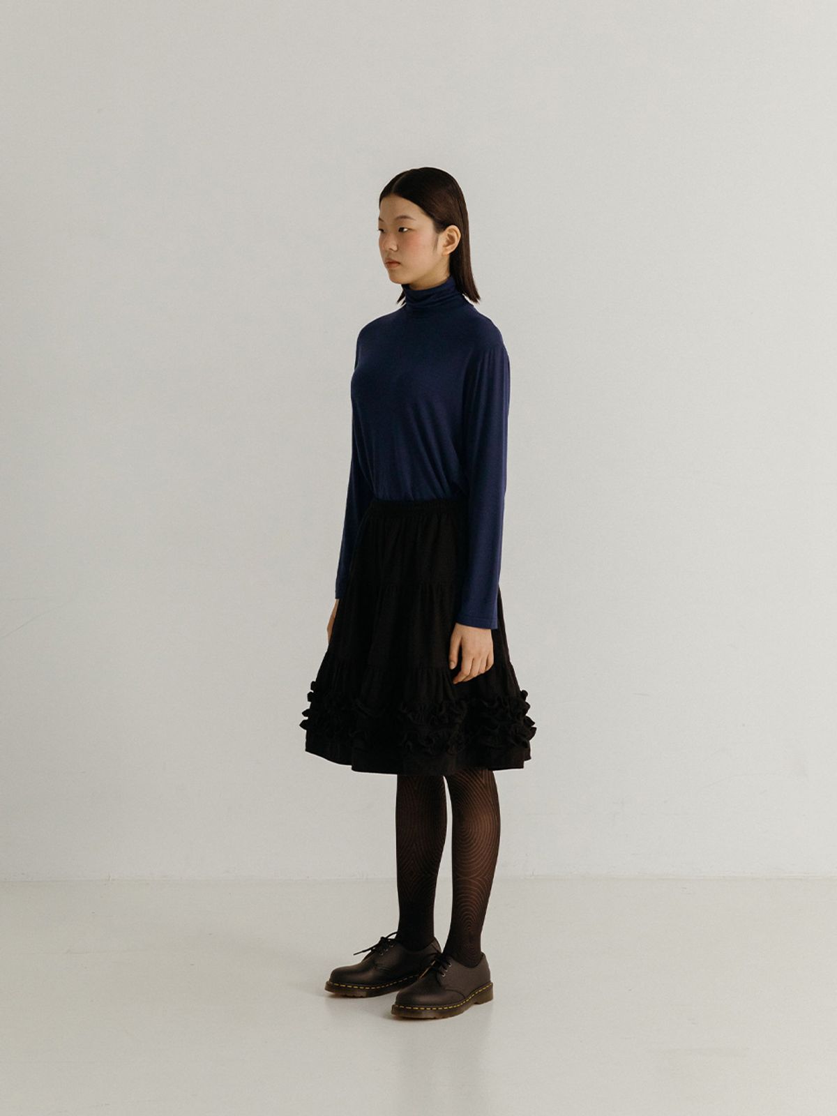 플리즈프로젝트(PLZPROJECT) LOOSE TURTLENECK,  NAVY