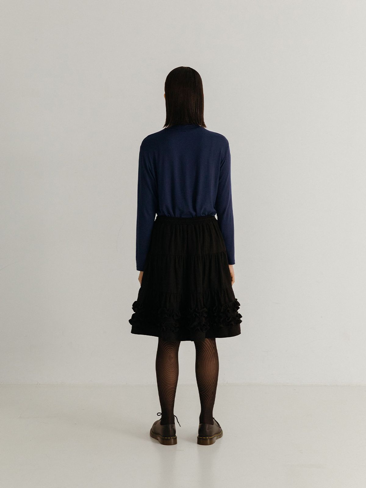 플리즈프로젝트(PLZPROJECT) LOOSE TURTLENECK,  NAVY