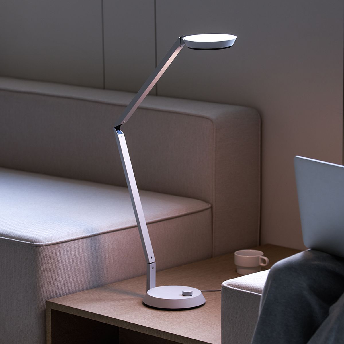루메나 조명(LUMENALIGHT) DESK ON LED 스탠드 [클라우드화이트]