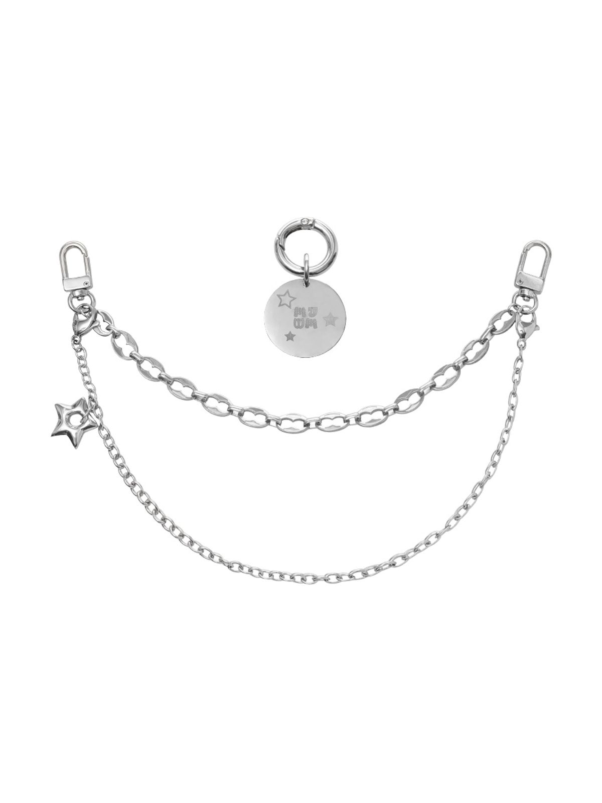 무음(MUWM) 실버 참 체인 세트 Silver Charm Chain Set