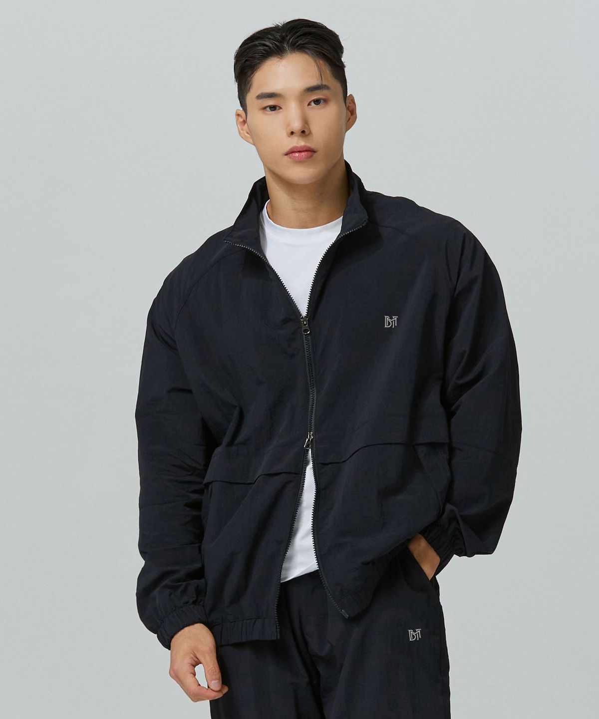 블랙몬스터핏(BLACK MONSTER FIT) 타스란 윈드 브레이커 자켓 (2color)/ BM231130-1