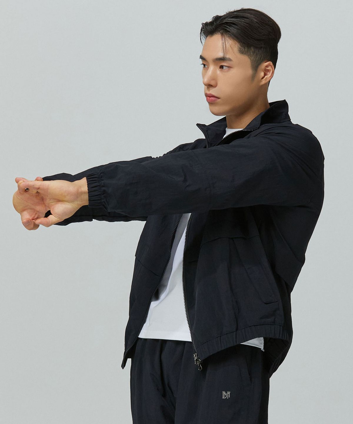 블랙몬스터핏(BLACK MONSTER FIT) 타스란 윈드 브레이커 자켓 (2color)/ BM231130-1