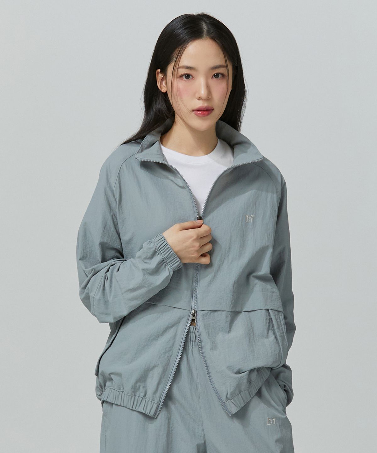 블랙몬스터핏(BLACK MONSTER FIT) 타스란 윈드 브레이커 자켓 (2color)/ BM231130-1