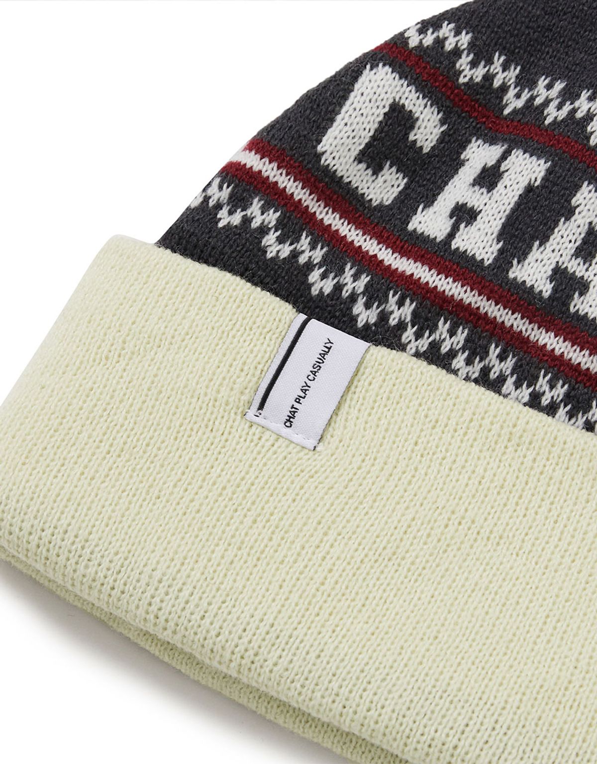 엠엠엘지(MMLG) [Mmlg] CPC SKI TEAM KNIT HAT (CHARCOAL)