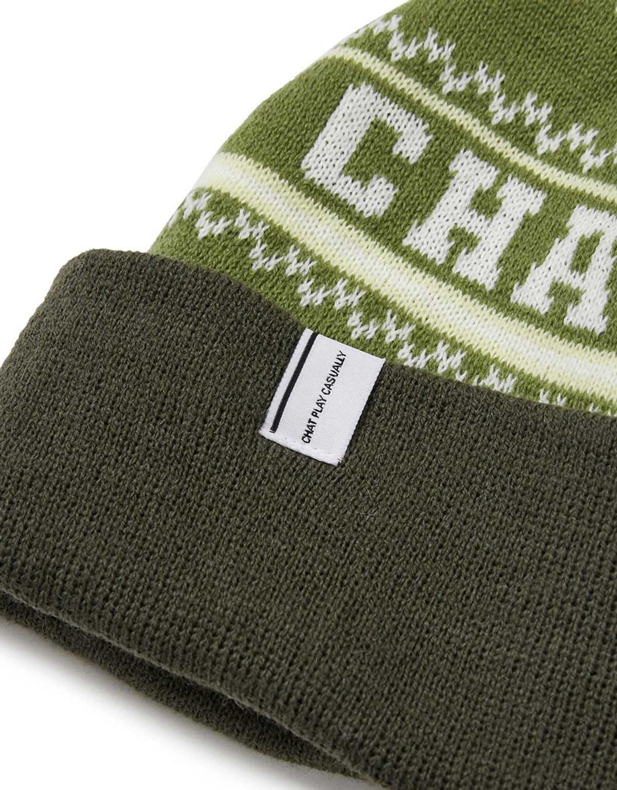 엠엠엘지(MMLG) [Mmlg] CPC SKI TEAM KNIT HAT (KHAKI)