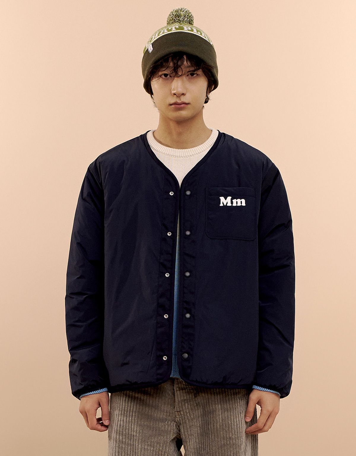 엠엠엘지(MMLG) [Mmlg] CPC SKI TEAM KNIT HAT (KHAKI)