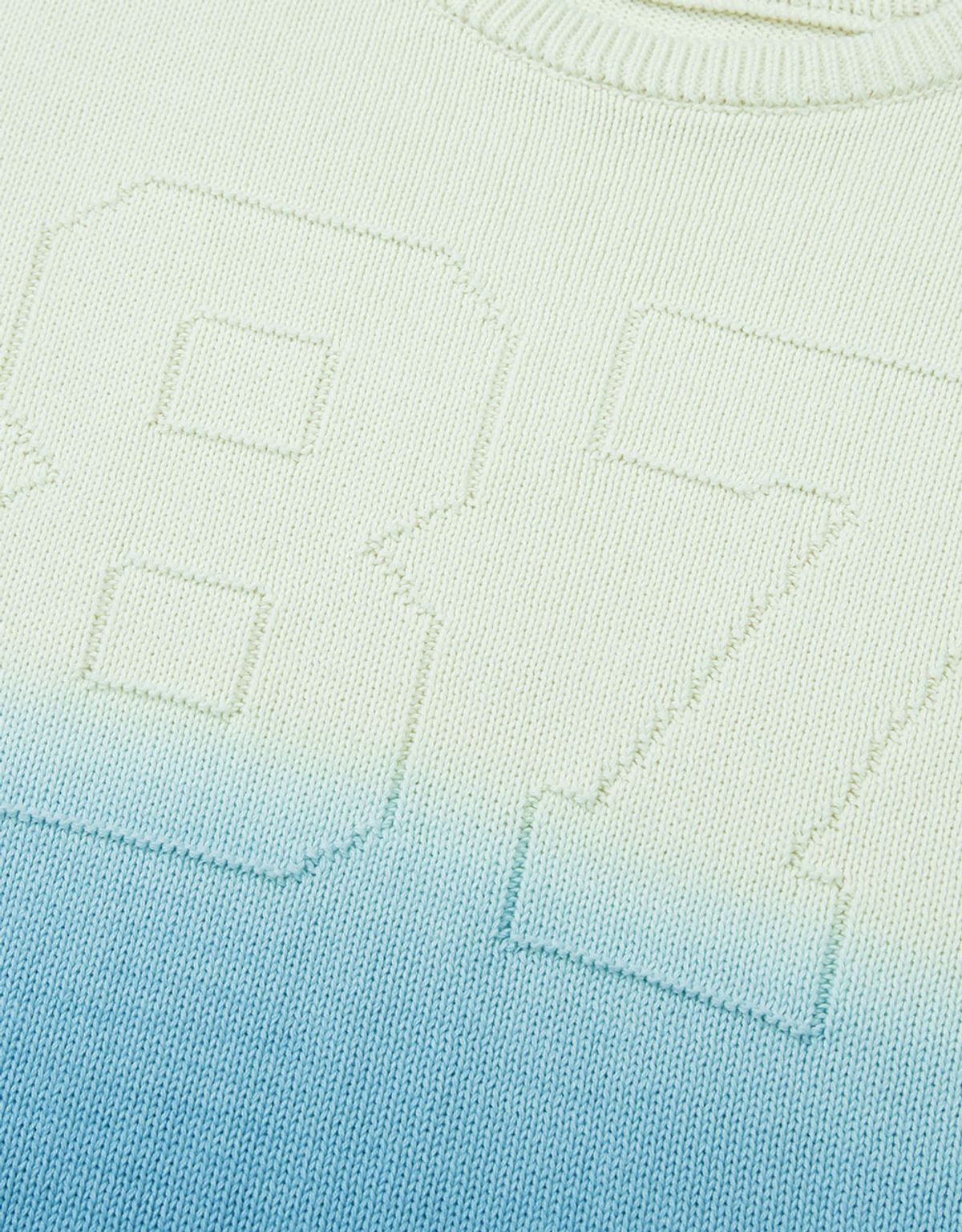 엠엠엘지(MMLG) [Mmlg] TONE WASHING KNIT (BLUE)