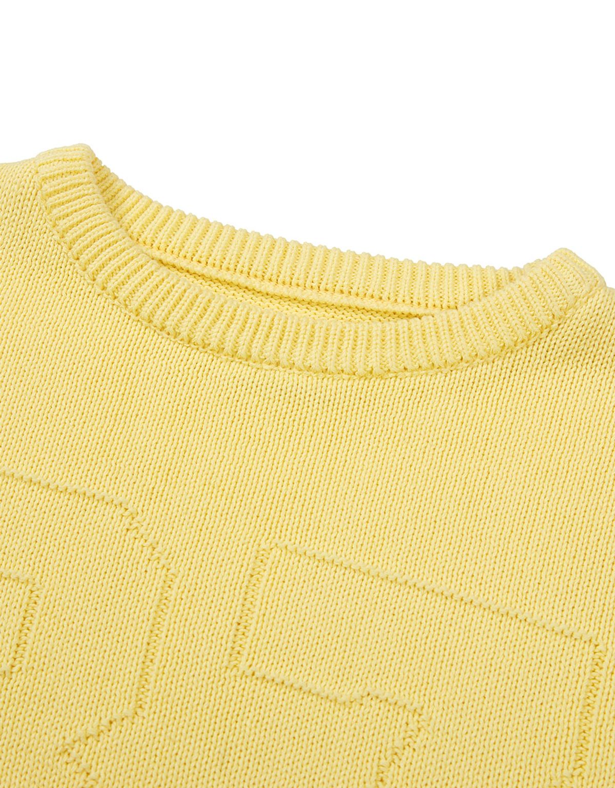 엠엠엘지(MMLG) [Mmlg] TONE WASHING KNIT (YELLOW)