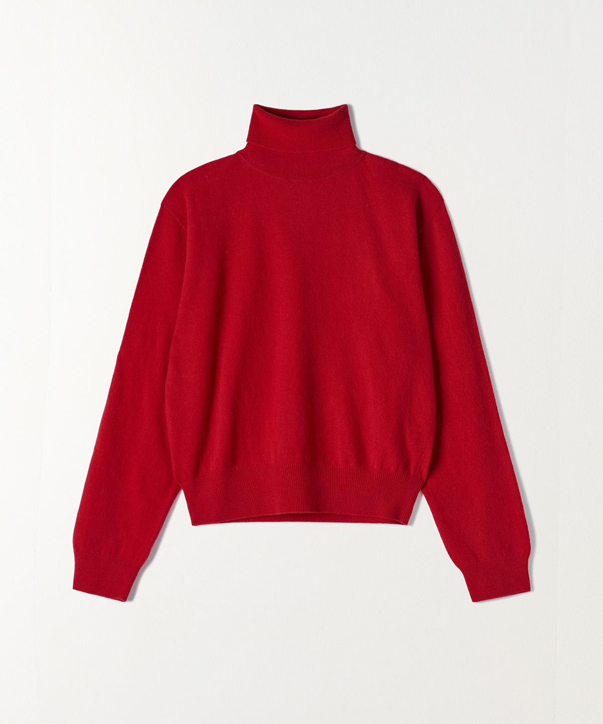 튜드먼트(TTUDEMENT) [5COLORS] WHOLEGARMENT HIGHNECK KNIT TOP