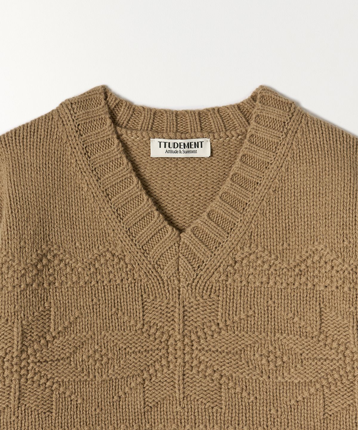 튜드먼트(TTUDEMENT) [3COLORS] SNOWFLAKE KNIT PULLOVER