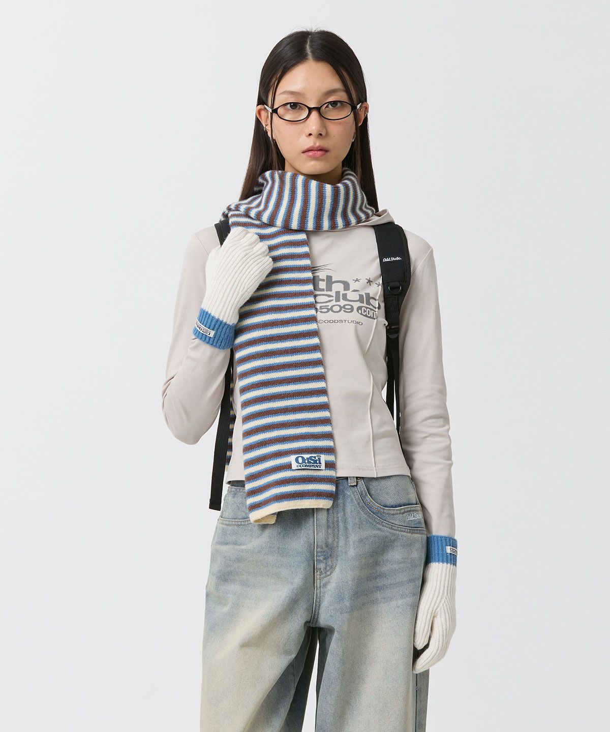 最終価格　rosa mosa MITTONS SCARF COMBO mmts（マミタス）【別注】tamaoworld / キラキラ 