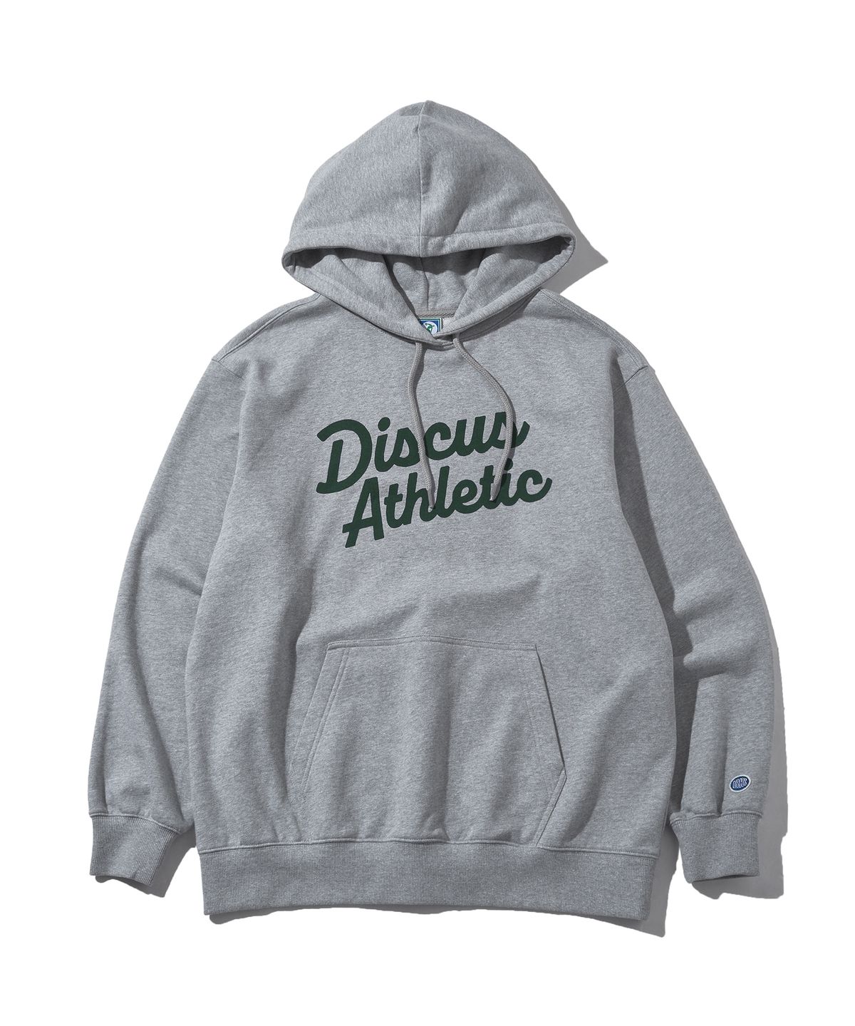 디스커스 애슬레틱(DISCUS ATHLETIC) [2COLORS] 오버 핏 로고 후디