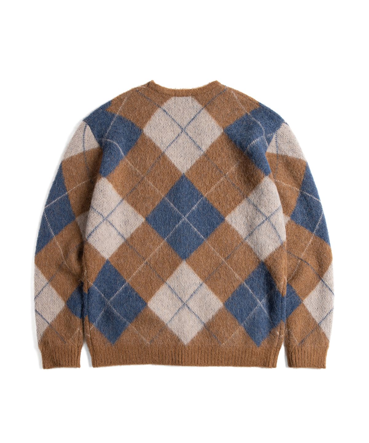 와일드 브릭스(WILD BRICKS) W22 ARGYLE CARDIGAN (camel)