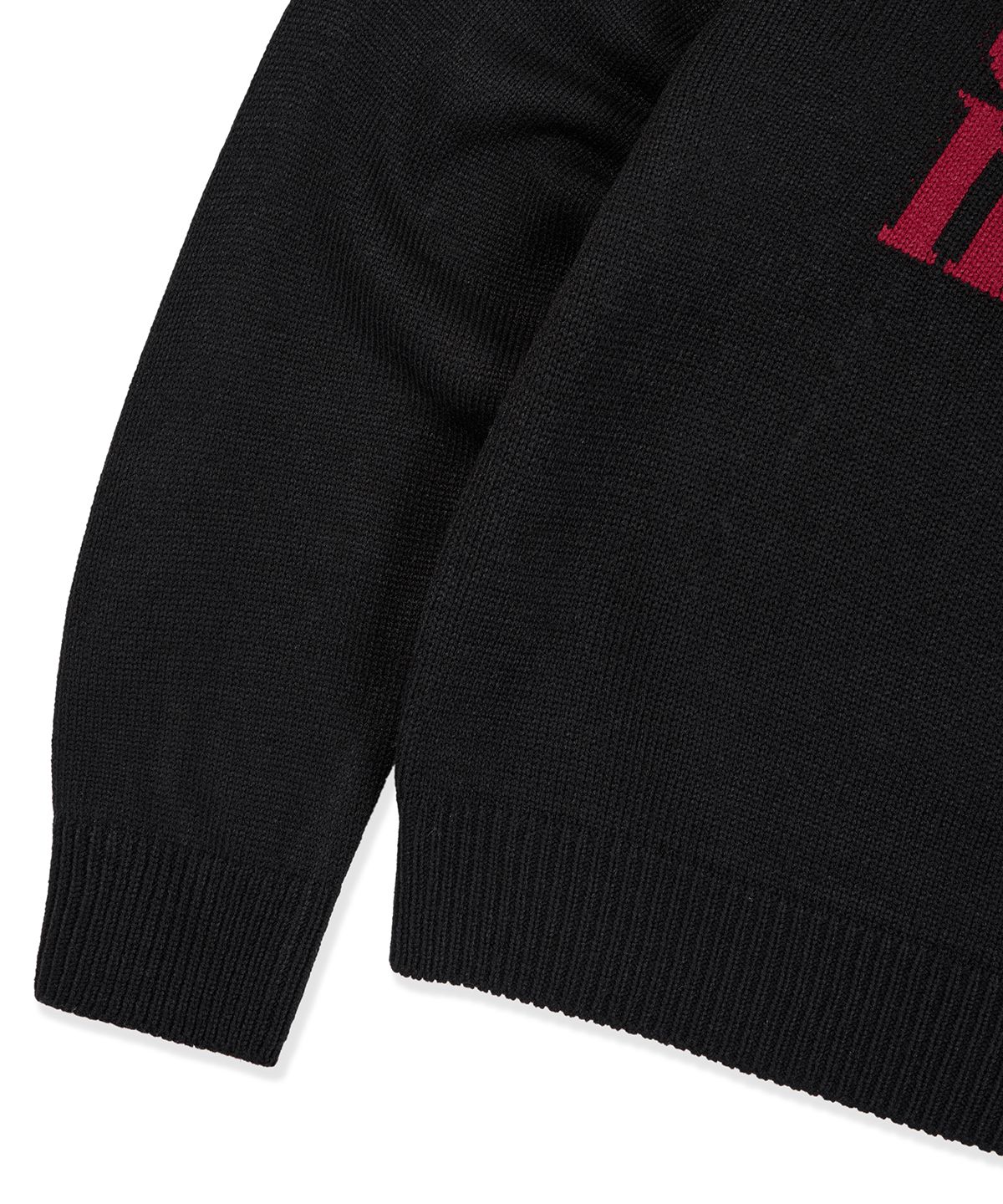 캑터스도넛마켓(CACTUSDONUTMARKET) CDM Basic Logo Sweater - Black