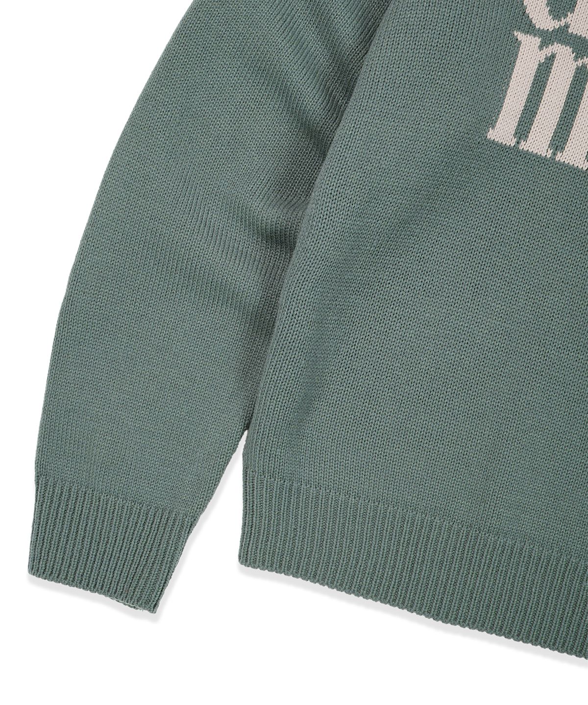 캑터스도넛마켓(CACTUSDONUTMARKET) CDM Basic Logo Sweater - Khaki