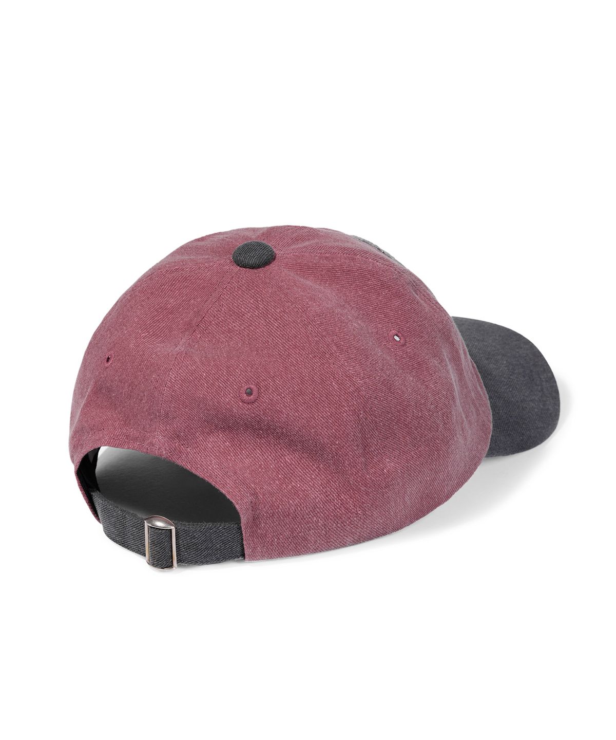 캑터스도넛마켓(CACTUSDONUTMARKET) Mushroom Patch Two Tone Ball Cap - Dark Pink/Charcoal