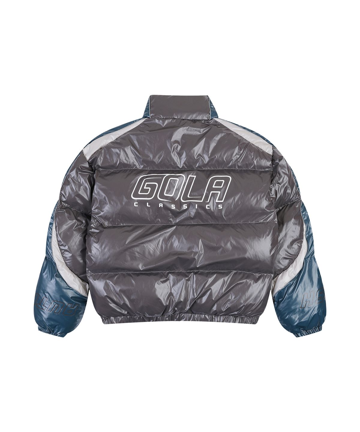 골라(GOLA) ACTIVE BLOCK PADDED JUMPER [CHARCOAL]