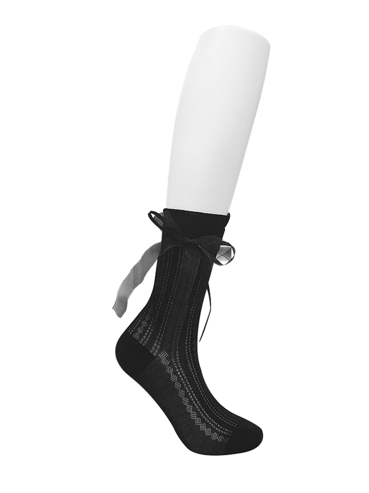 로맨틱타이거(ROMANTIC TIGER) double bow socks
