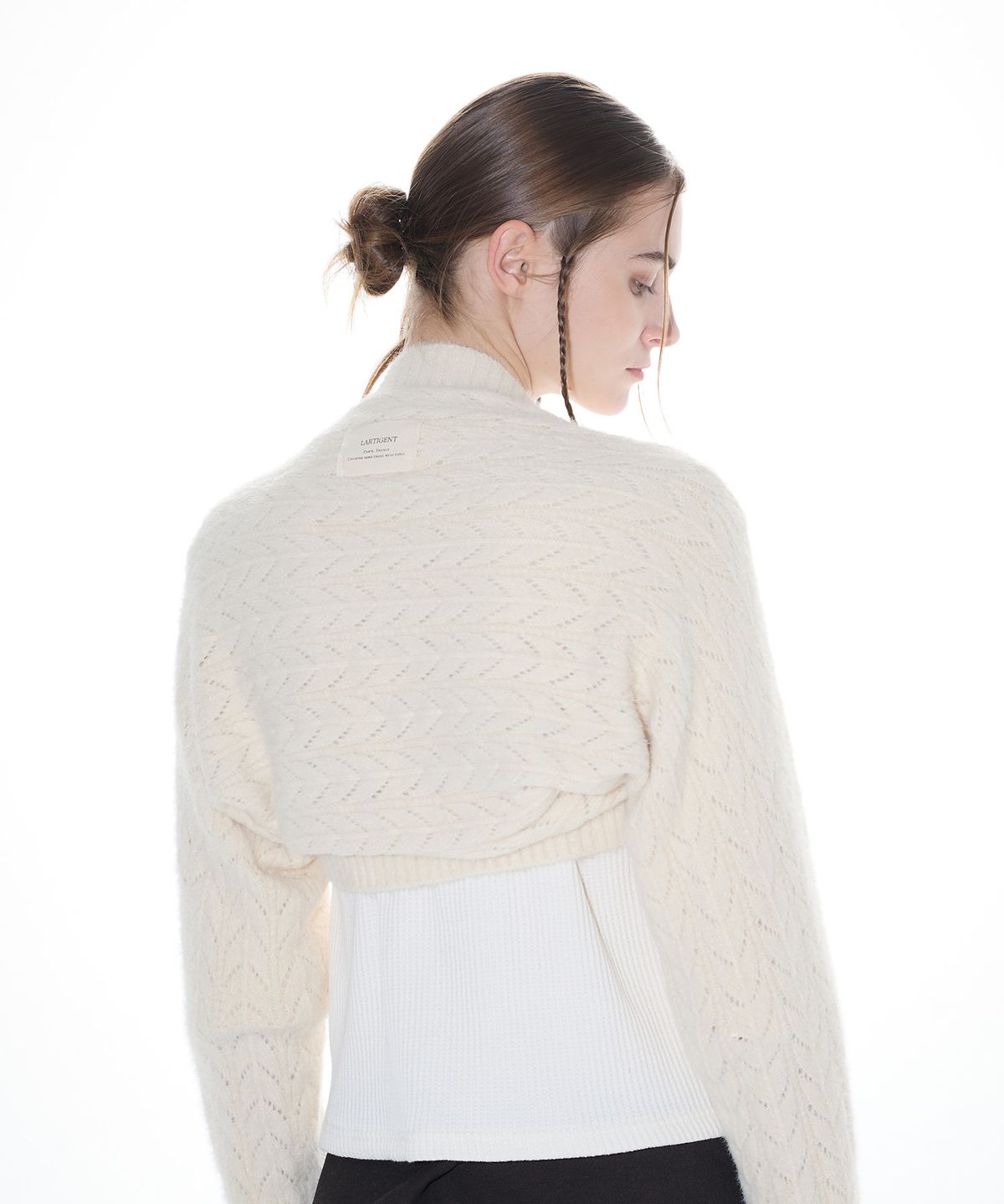 라티젠(LARTIGENT) L14 BOLERO KNIT(CREAM)