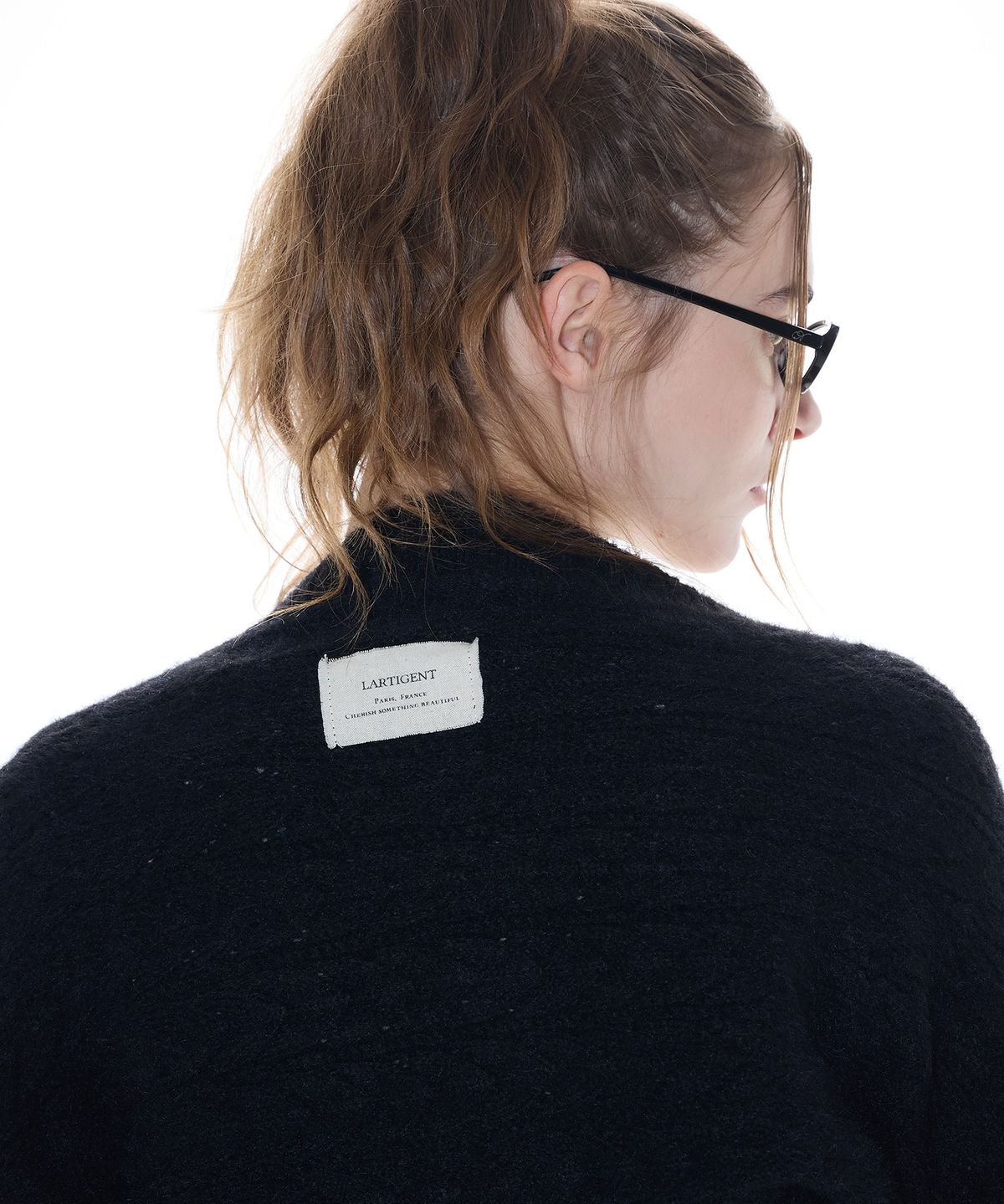 라티젠(LARTIGENT) L14 BOLERO KNIT(BLACK)