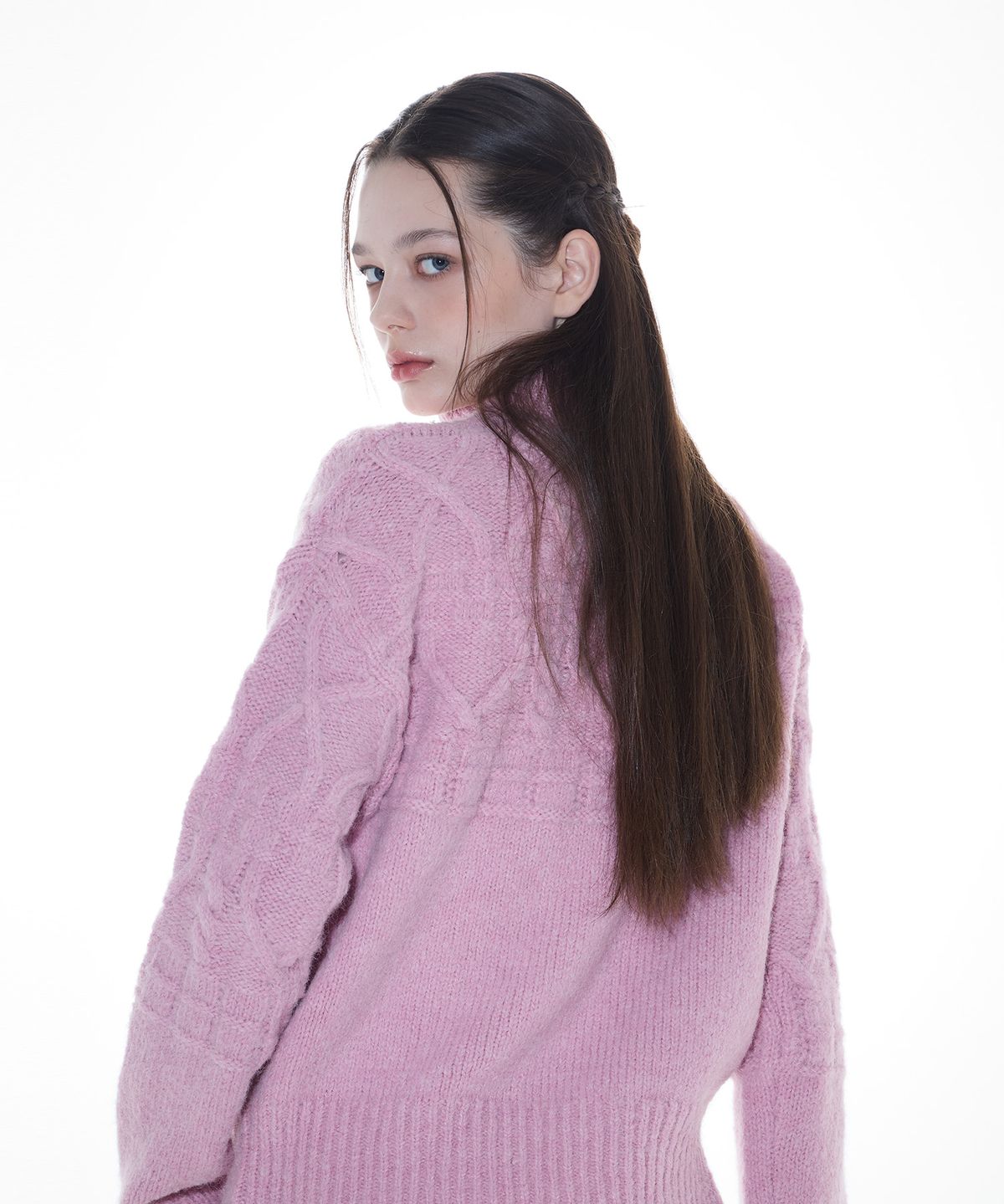라티젠(LARTIGENT) L14 TURTLENECK KNIT(PINK)