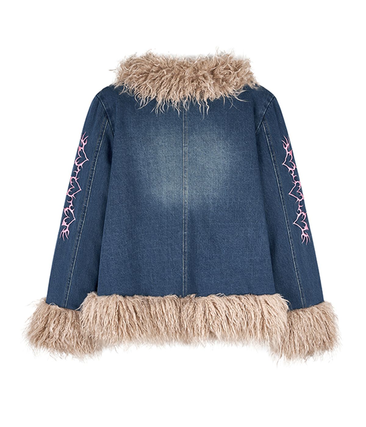 유쓰배쓰(YOUTHBATH) Fluffy washed jacket_denim