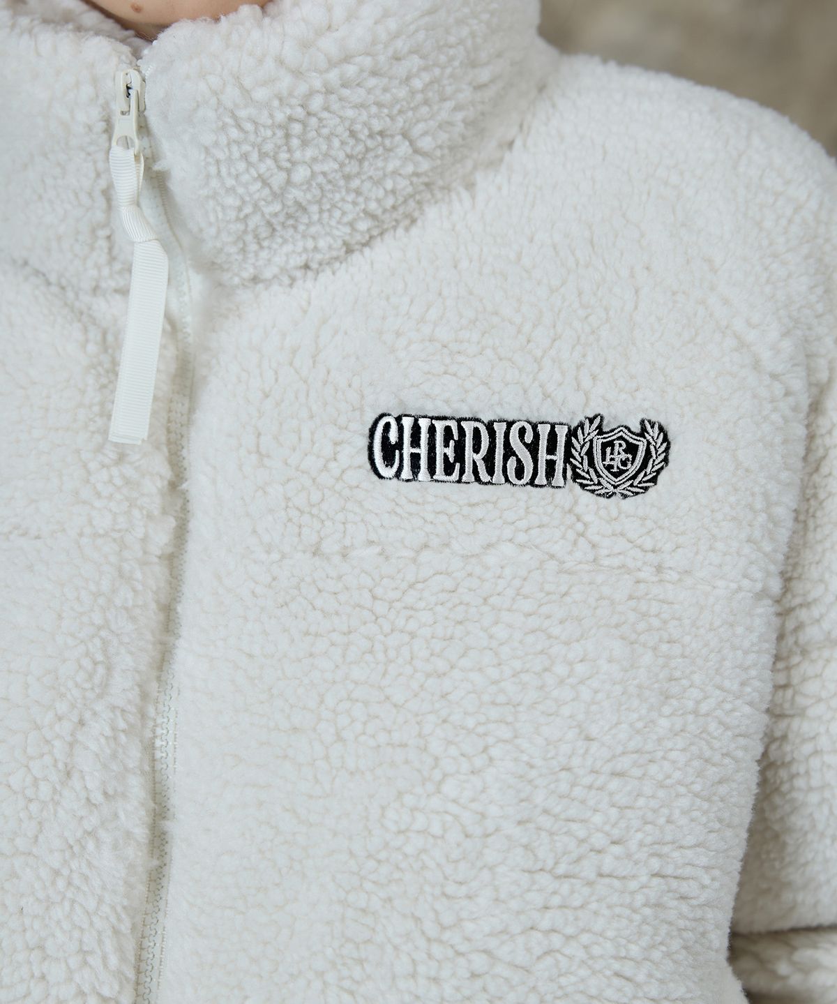 라티젠(LARTIGENT) L13 FLEECE PUFFER JACKET(IVORY)
