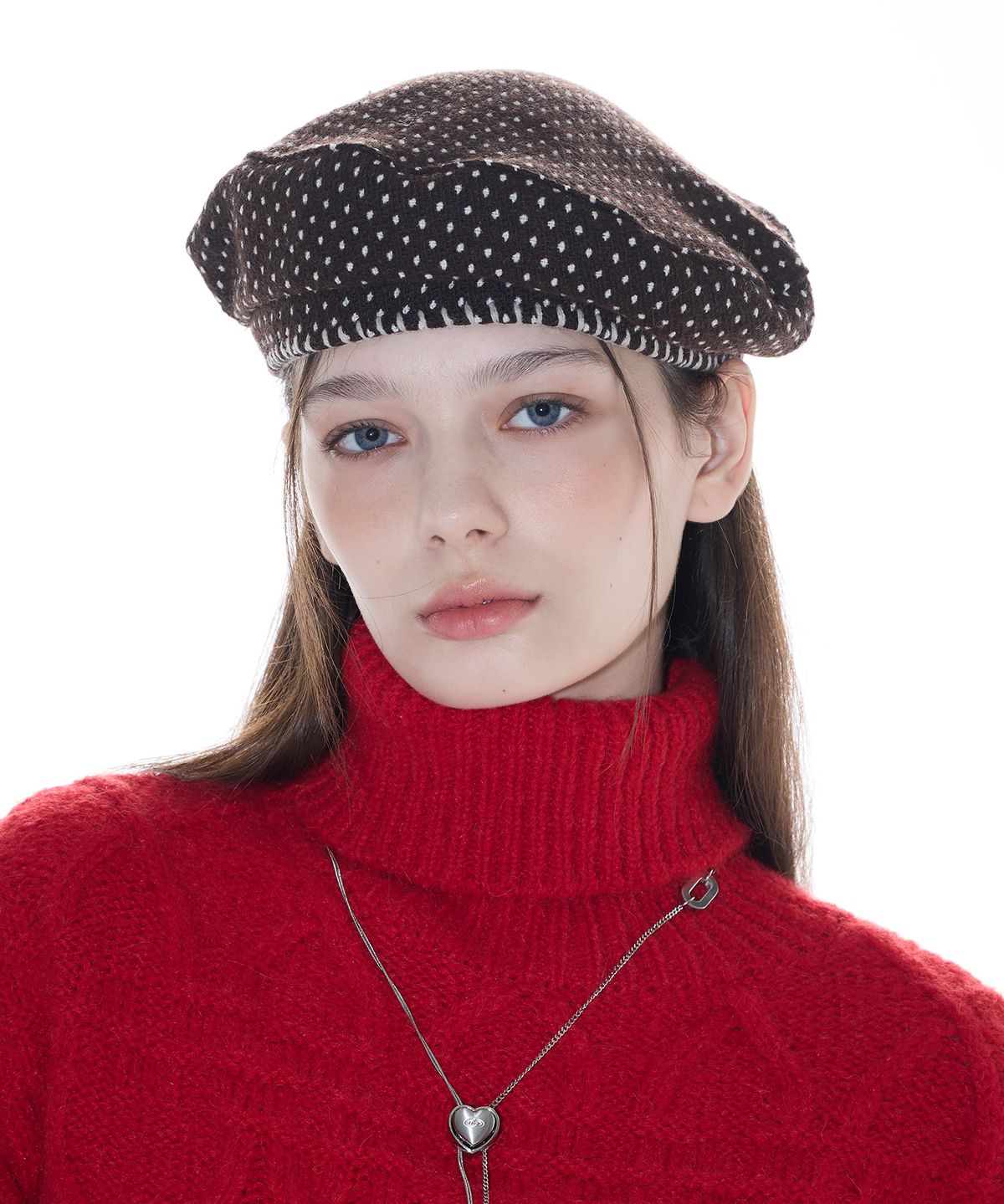 라티젠(LARTIGENT) L14 COTTON CANDY BERET(BROWN)