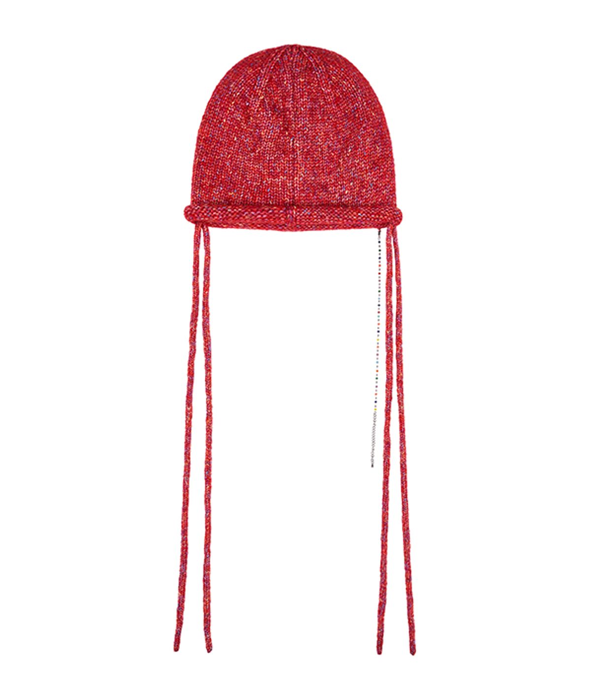 유쓰배쓰(YOUTHBATH) Skull beads beanie_red
