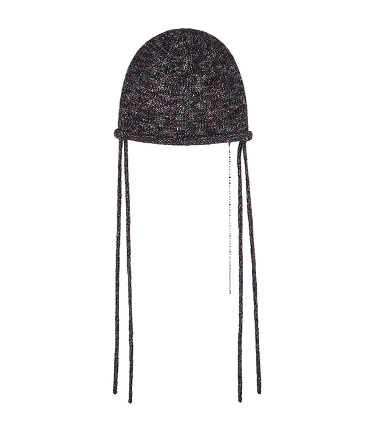 유쓰배쓰(YOUTHBATH) Skull beads beanie_black