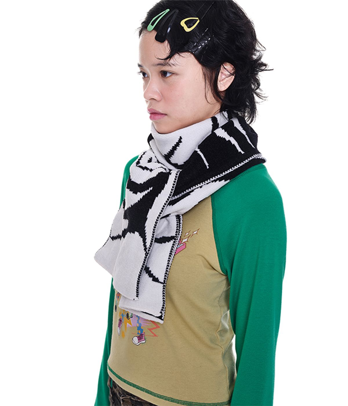 유쓰배쓰(YOUTHBATH) Soft shape muffler_black