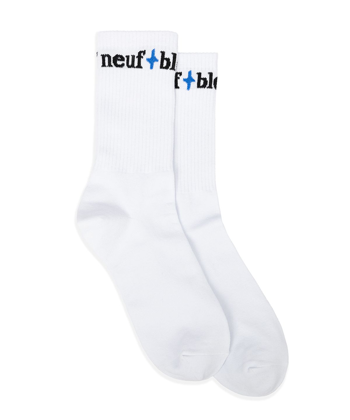 누프에블루(NEUFETBLEU) NEB blue shine socks (white)