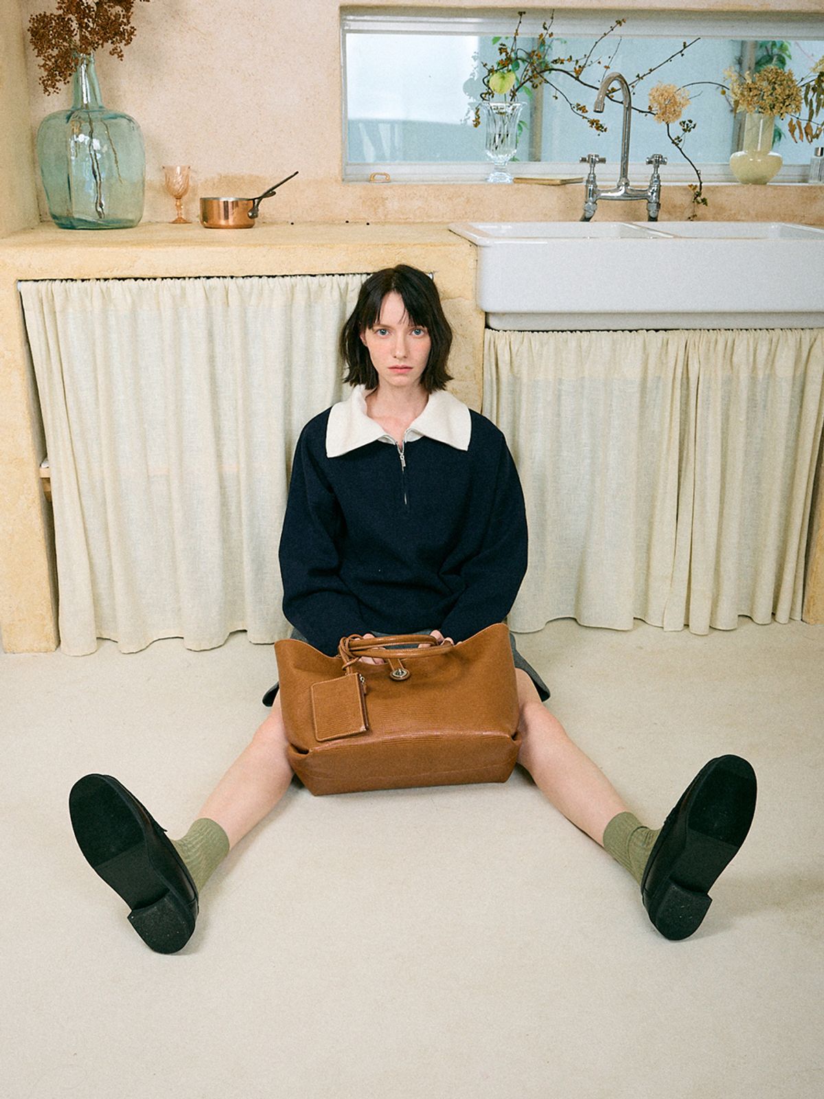 셀레디프(CELEDIFF) nudel shopper bag_brown