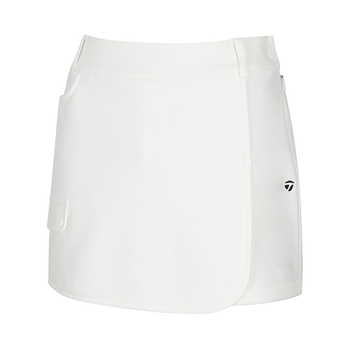 테일러메이드 어패럴(TAYLORMADE APPAREL) 여성 본딩 A라인 랩스커트 반바지 TPN-81HG92-101
