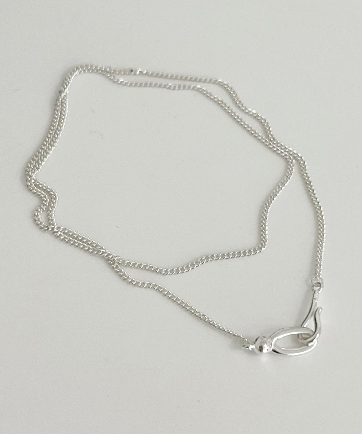 바라두(BARADU) [BARADU 925] Hook pendant chain necklace