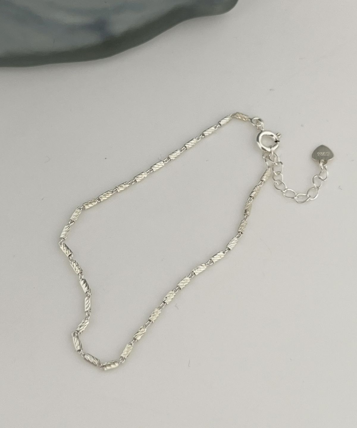 바라두(BARADU) [BARADU 925] Slim cutting pipe chain bracelet