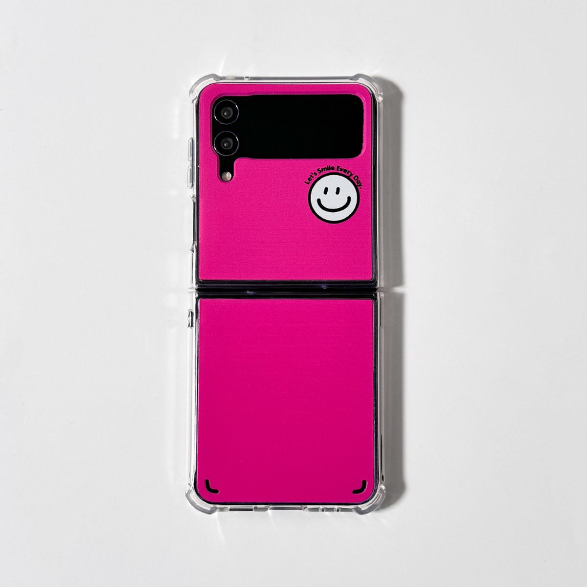 에이쓰리비쓰리(A3B3) Smile Color Bright Pink 스마일 컬러 브라이트 핑크 (Z 플립 3.4.5.6 젤하드)