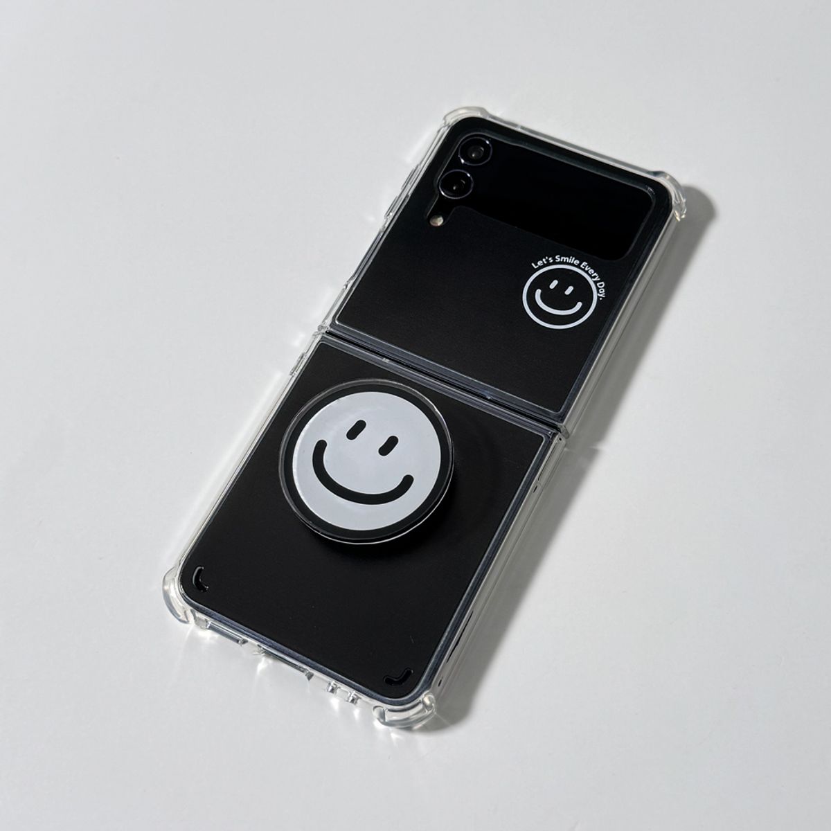 에이쓰리비쓰리(A3B3) Smile Color Black 스마일 컬러 블랙 (Z 플립 3.4.5.6 젤하드)