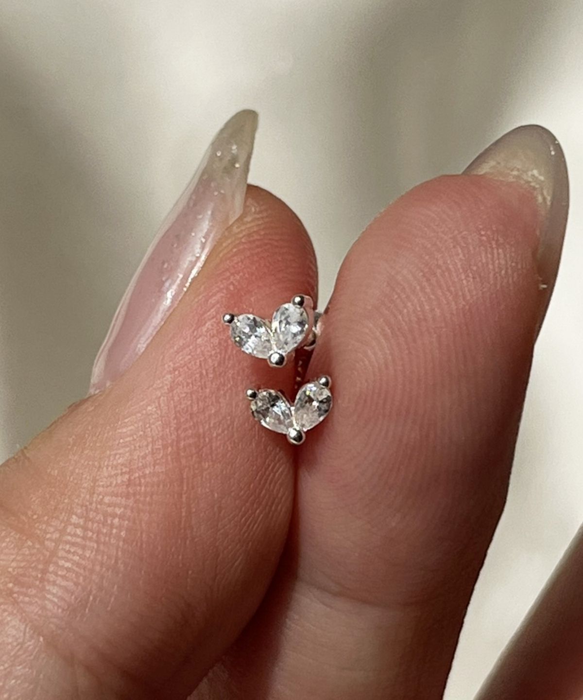바라두(BARADU) [BARADU 925] Shiny miniheart piercing (single)