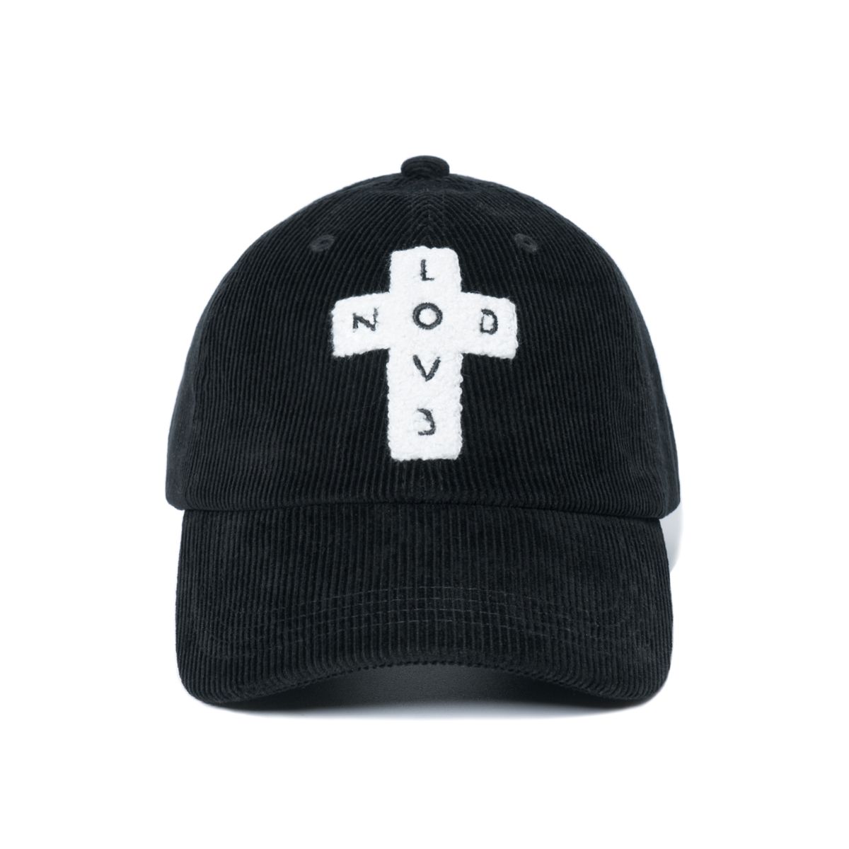 노드(NOD) Corduroy LoveNOD Cross Ball cap (Black)