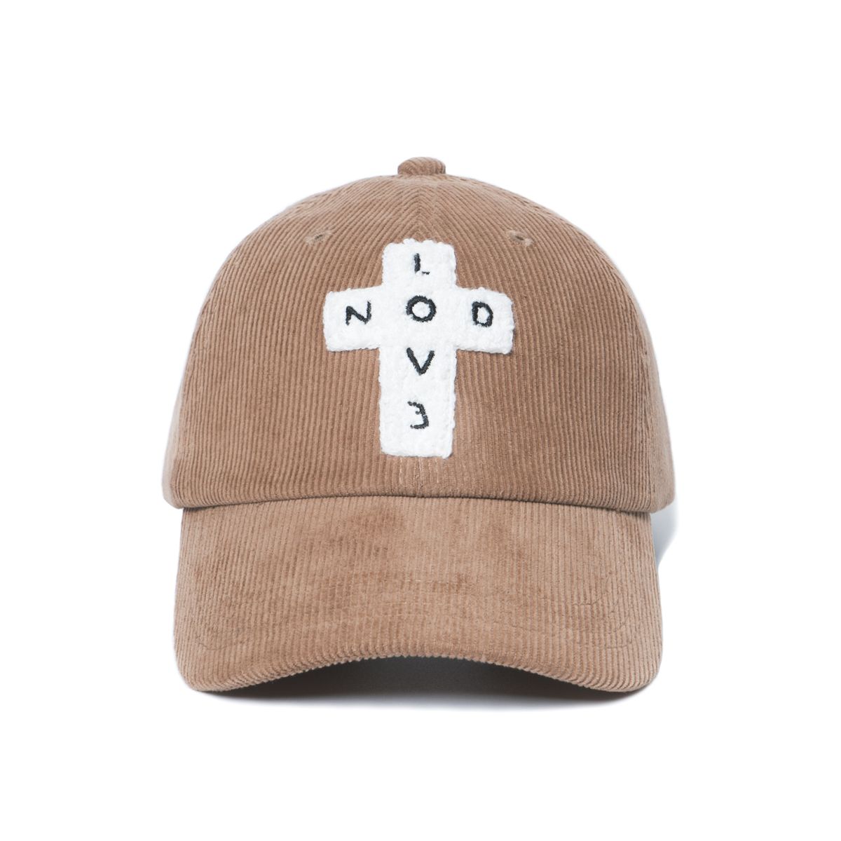 노드(NOD) Corduroy LoveNOD Cross Ball cap (Beige)