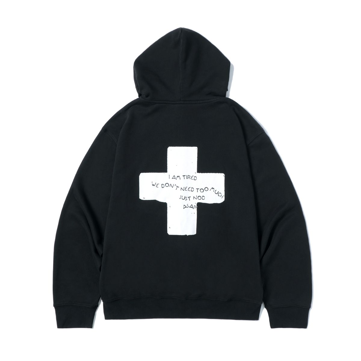 노드(NOD) Tired Harold Zip-up hoodie (Black)
