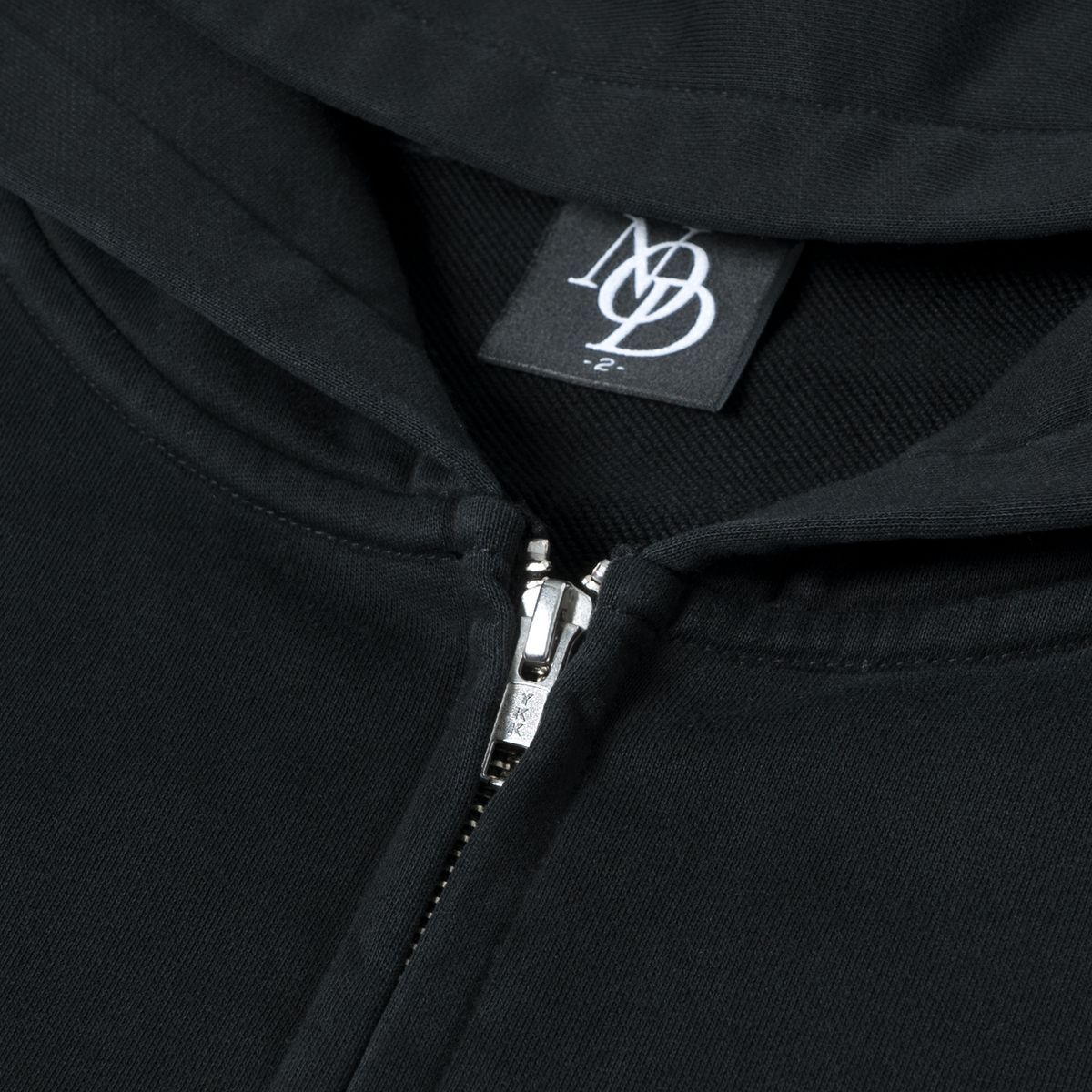 노드(NOD) Tired Harold Zip-up hoodie (Black)