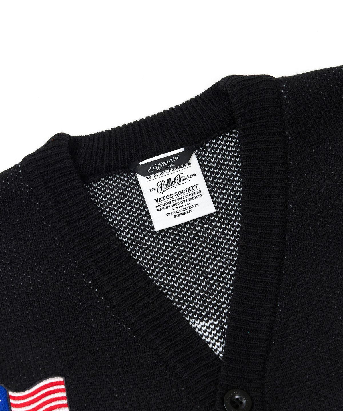 스티그마(STIGMA) Hall of Fame Oversized Knit Cardigan