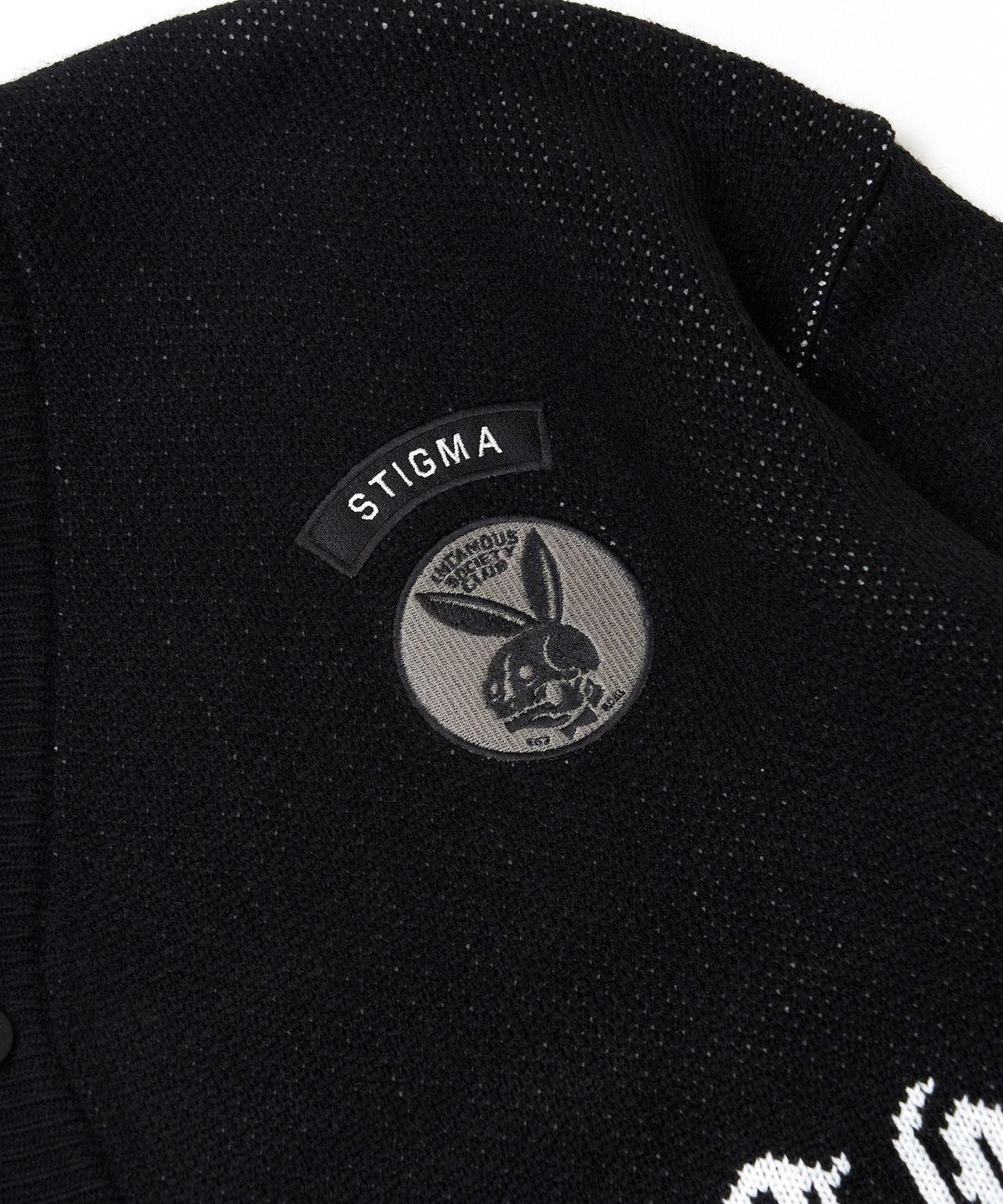 스티그마(STIGMA) Hall of Fame Oversized Knit Cardigan