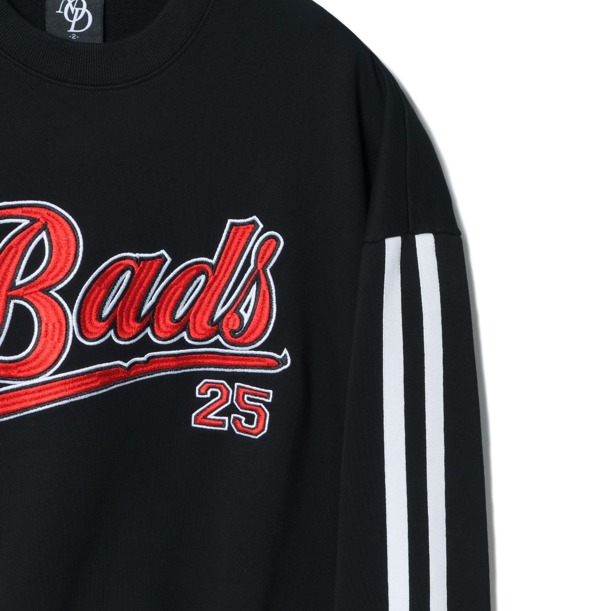 노드(NOD) Baseball team BADS Crewneck (Black)